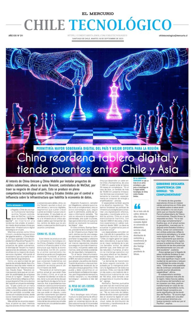 IDICAM en Chile Tecnológico El Mercurio