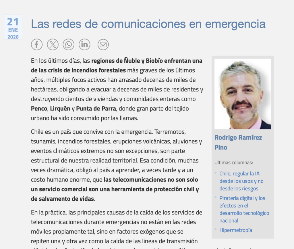 Emergencias, incendios y telecomunicaciones: cuando la conectividad salva vidas
