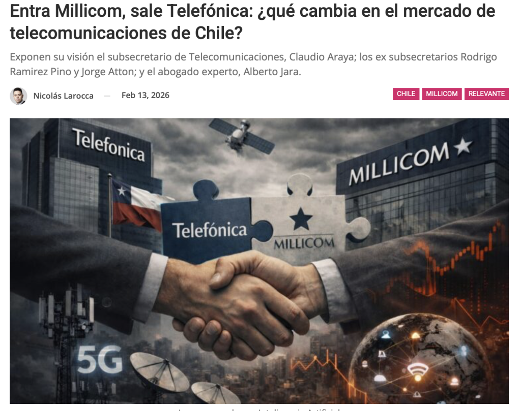 Entra Millicom, sale Telefónica: ¿qué cambia realmente en el mercado de telecomunicaciones en Chile?