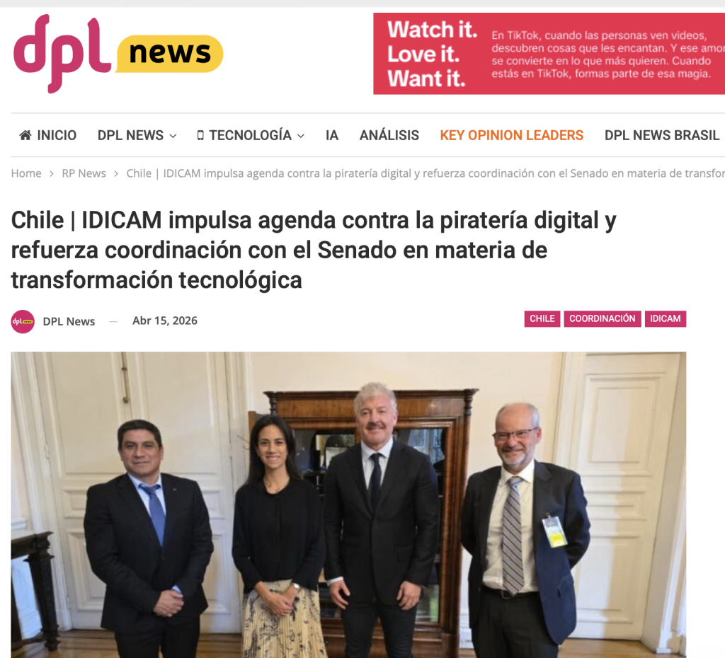 DPL News releva agenda de IDICAM en piratería digital y transformación tecnológica